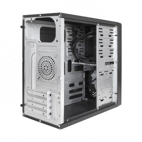 Корпус ExeGate Minitower mEVO-7807 черный (EX292981RUS) - фото 4