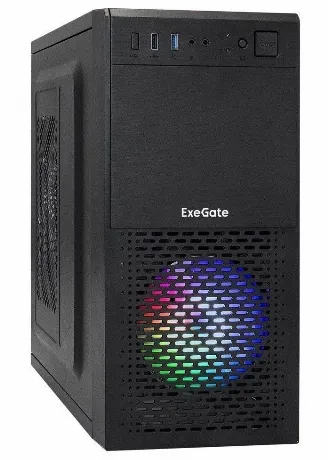 Корпус ExeGate Minitower mEVO-7807-NPX500 черный (EX292984RUS)