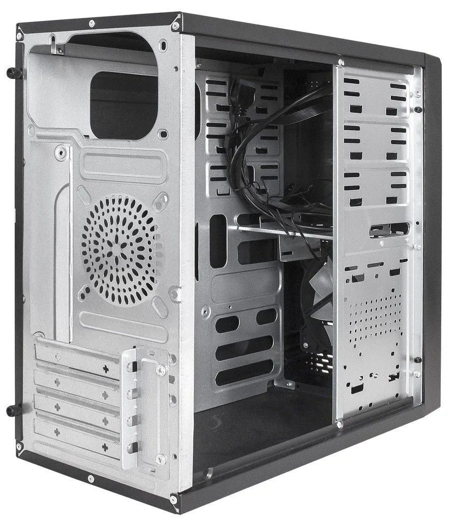 Корпус ExeGate Minitower mEVO-7807-NPX500 черный (EX292984RUS) - фото 2