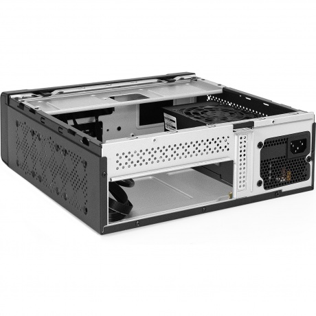 Корпус ExeGate Desktop FL-102-TPS300 черный (EX294019RUS) - фото 2