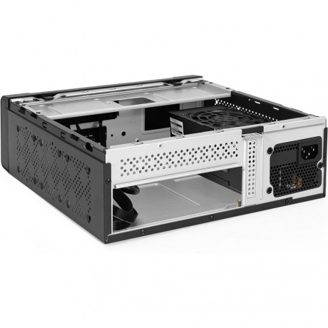 Корпус ExeGate Desktop FL-102-TPS400 черный (EX294021RUS) - фото 2