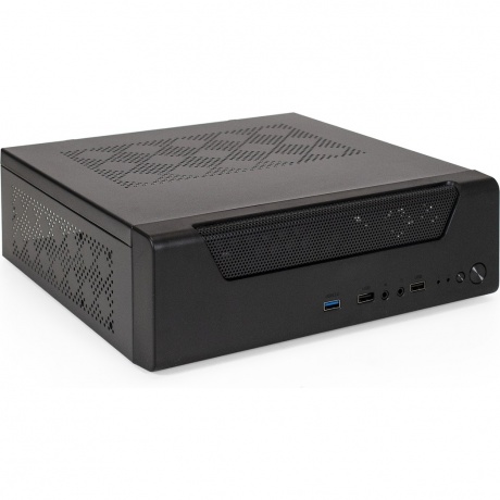 Корпус ExeGate Desktop FL-102-TPS400 черный (EX294021RUS) - фото 5
