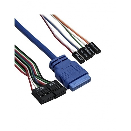 Корпус ExeGate Desktop MI-207U-M300 черный (EX288780RUS) - фото 3