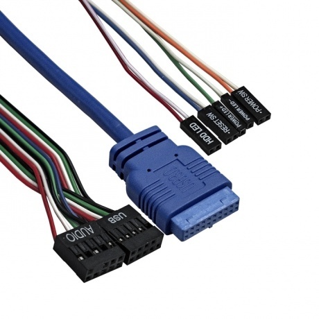 Корпус ExeGate Desktop MI-207U-M300 черный (EX288780RUS) - фото 4