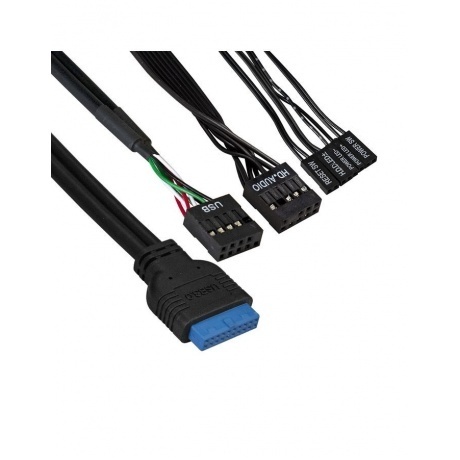 Корпус ExeGate Minitower BAA-105U2-01 черный (EX291144RUS) - фото 2