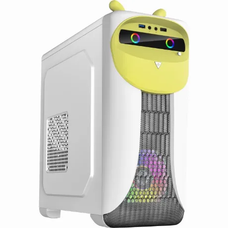 Корпус GameMax Cute OWL W-Y Бело-желтый (Cute OWL White Yellow)