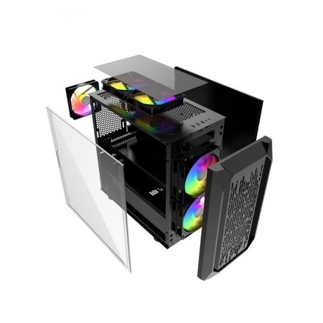 Корпус Powercase Alisio Micro X3B чёрный (CAMIB-L3) - фото 3