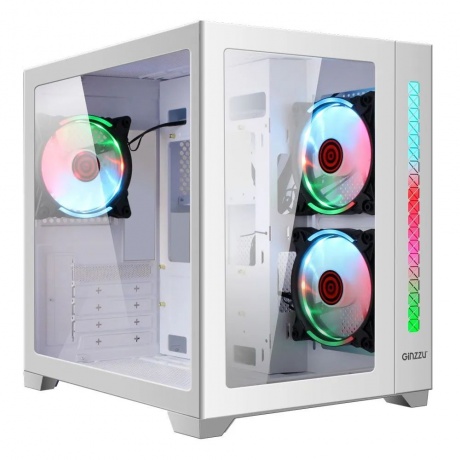 Корпус Ginzzu V450 RGB Белый CRC6 - фото 1