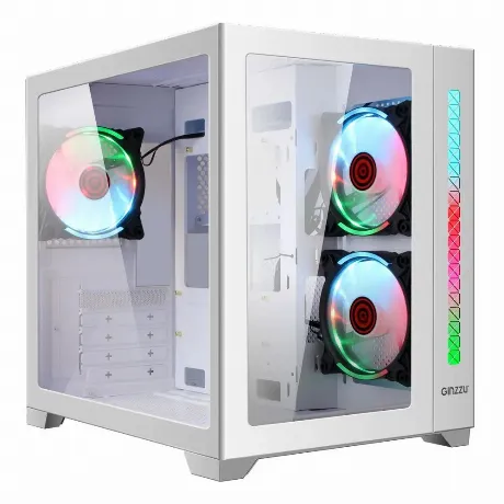 Корпус Ginzzu V450 RGB Белый CRC6