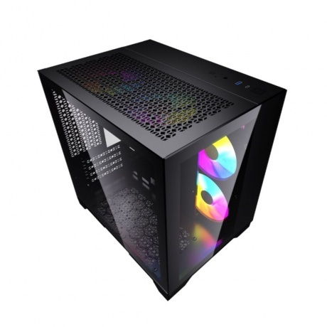 Корпус Powercase Vision Micro чёрный (CVBM-L4) - фото 3