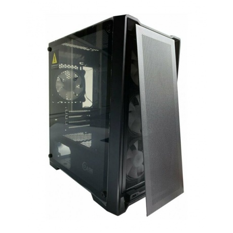 Корпус Powercase Alisio Micro X4B чёрный (CAMIB-L4) - фото 5
