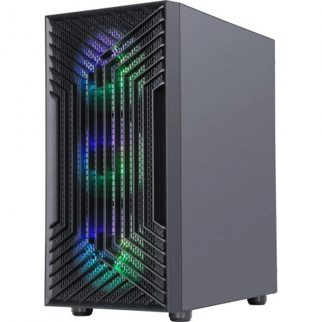 Корпус HAFF Rush mATX без БП Black - фото 2