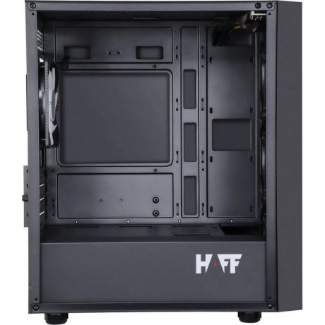 Корпус HAFF Rush mATX без БП Black - фото 9