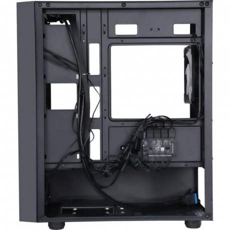 Корпус HAFF Rush mATX без БП Black - фото 10