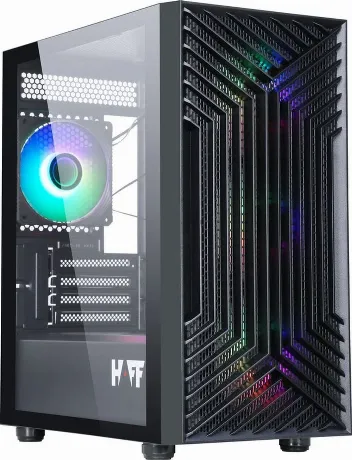 Корпус HAFF Rush mATX без БП Black