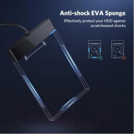 Бокс для жесткого диска UGREEN 30847 - фото 4