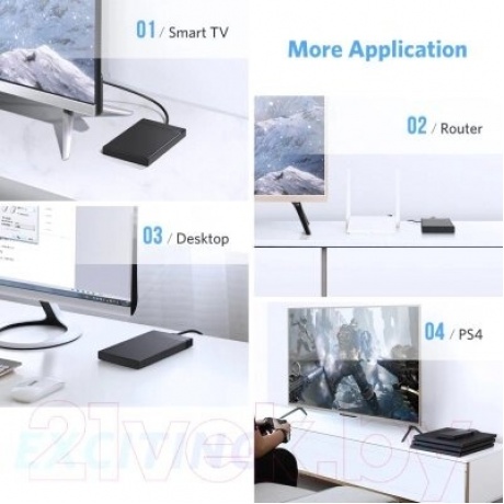 Бокс для жесткого диска UGREEN 30847 - фото 5