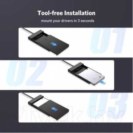 Бокс для жесткого диска UGREEN 30847 - фото 6