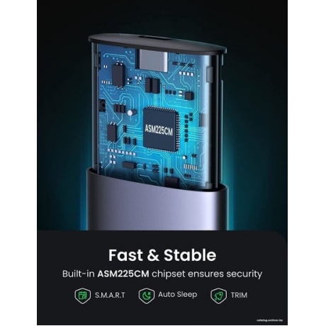 Бокс для накопителей UGREEN CM400-10903 (10903) - фото 5