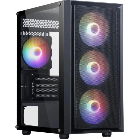 Корпус ATX ACCORD ACC-M203 черный, без БП, 2*USB 2.0, USB 3.0, USB 3.1, audio