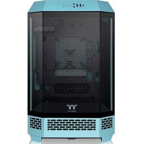 Корпус Thermaltake The Tower 300 Turquoise голубой (CA-1Y4-00SBWN-00) - фото 1