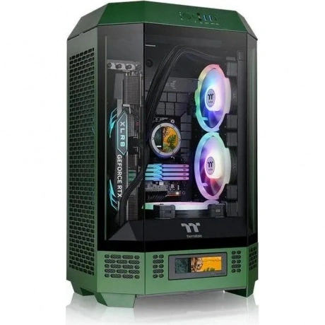 Корпус Thermaltake The Tower 300 Racing Green зеленый (CA-1Y4-00...