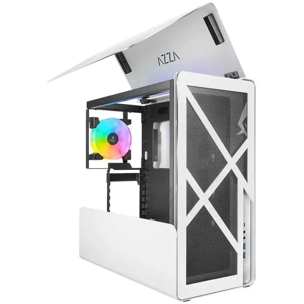 Корпус Azza Cast белый (CSAZ-808WM CAST) - фото 12