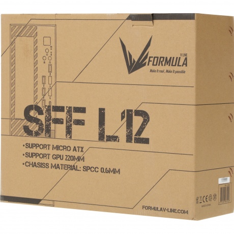 Корпус Formula SFF L12 черный без БП - фото 7
