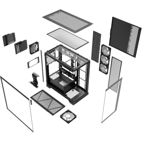 Корпус XPG INVADER X BLACK (INVADERXMT-BKCWW) - фото 5