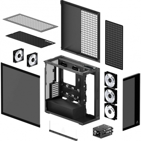 Корпус Arctic Cooling ARCTIC Xtender Black (ACPCC00015A) - фото 5