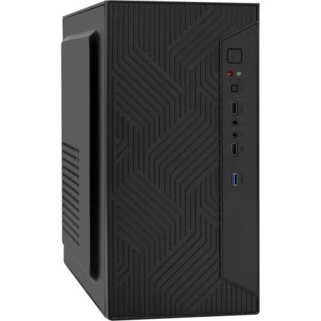 Корпус MINITOWER  mATX W/PSU 2xUSB HD Audio черный BAA-303 EX297...