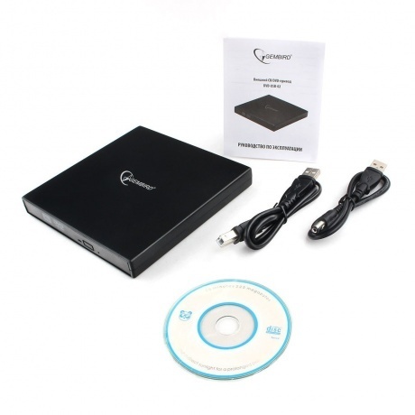 Привод DVD-RW Gembird DVD-USB-02 Black - фото 4