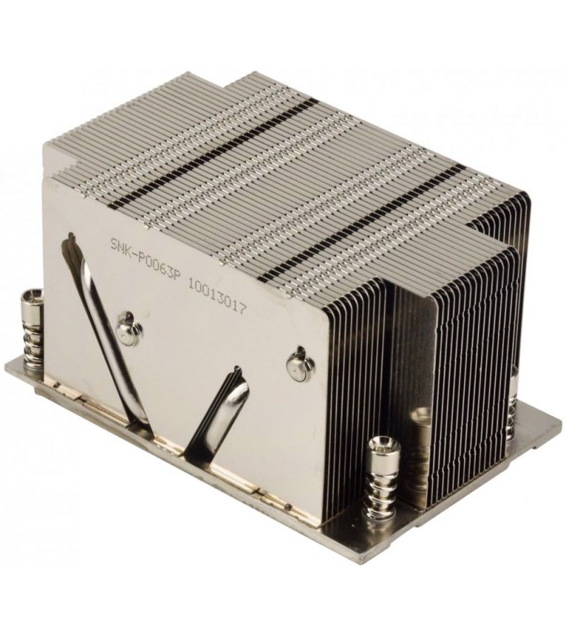 Радиатор для процессора Supermicro SNK-P0063P кулер supermicro snk p0063p 2u passive heat sink for amd sp3 119x78 6x64 10100280