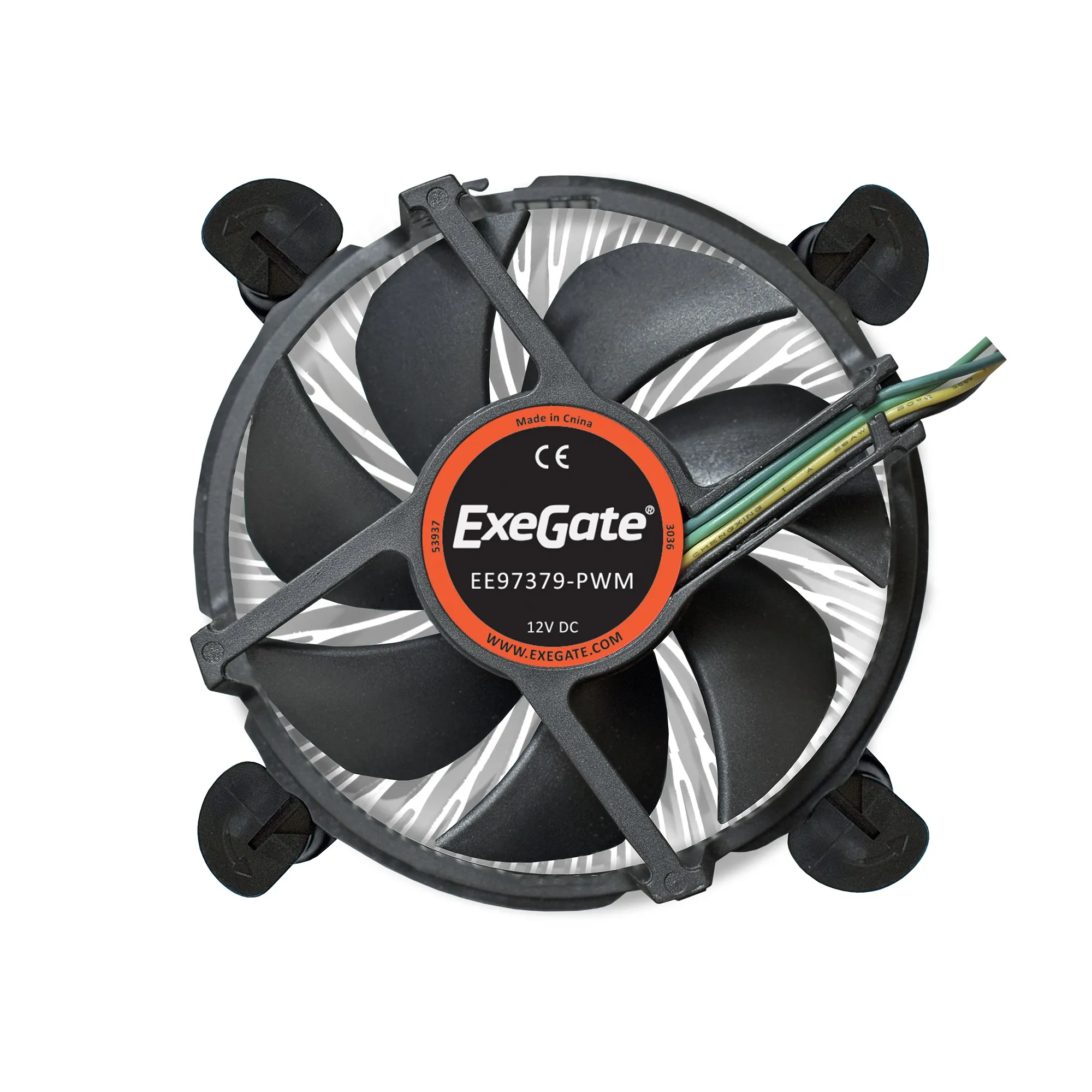Кулер для процессора ExeGate Hydro Bearing EE97379-PWM AL (EX283279RUS) - фото 1