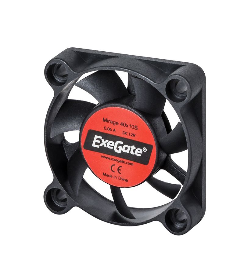 Вентилятор для корпуса ExeGate Mirage-S (EX281211RUS) вентилятор для корпуса exegate mirage 40x20s черный