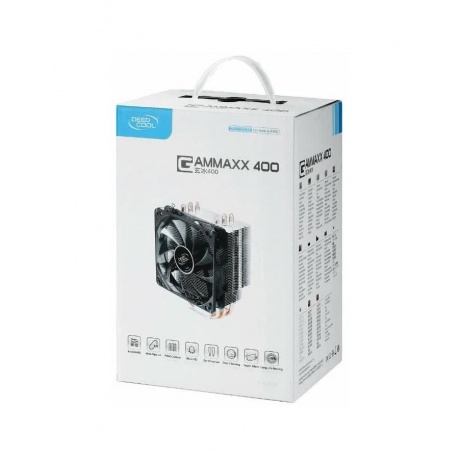 Кулер для процессора Deepcool GAMMAXX 400 Blue Basic - фото 5