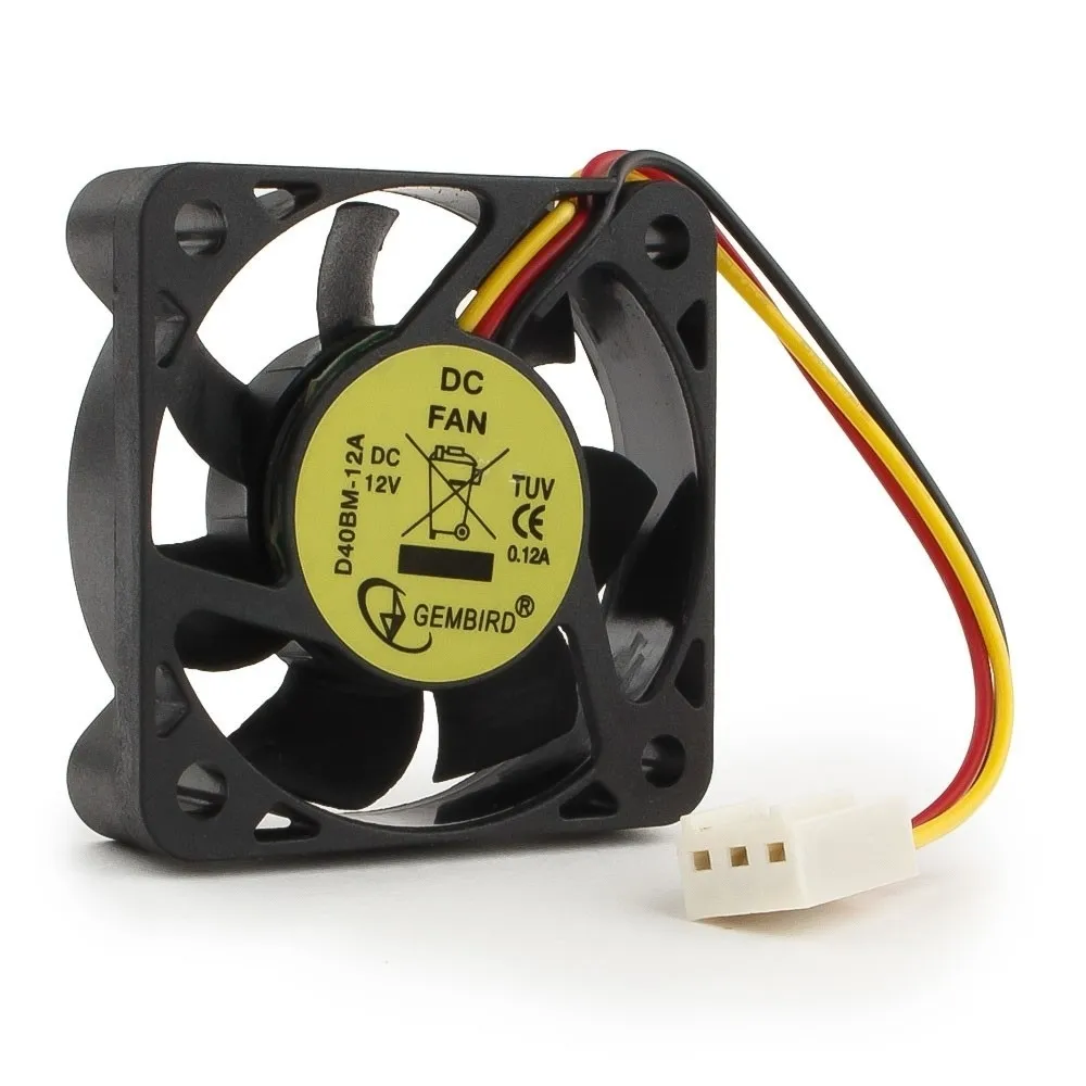 Вентилятор для корпуса Gembird D40BM-12A - фото 1