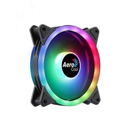 Вентилятор Aerocool Duo 12 ARGB (120мм, 19.7dB, 1000rpm, 6-pin, подсветка) RTL - фото 1