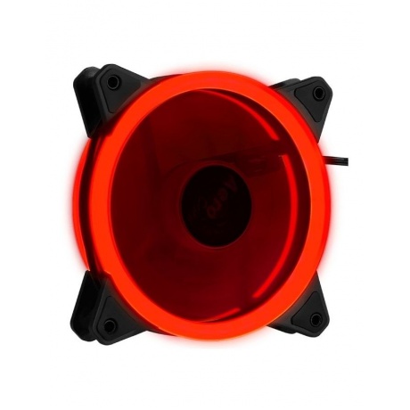 Вентилятор Aerocool Rev Red (120мм, 15.1dB, 1200rpm, 3 pin+ Molex, подсветка) RTL - фото 1