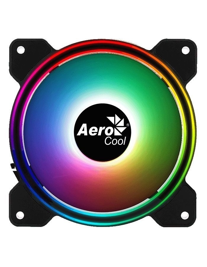 Вентилятор Aerocool Saturn 12F ARGB (120мм, 19.6 dB, 1000rpm, 6pin, подсветка) RTL