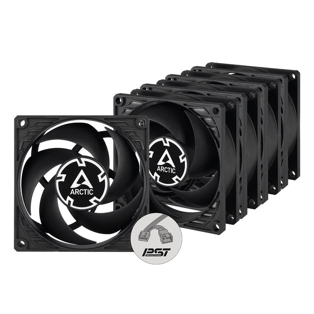 Вентилятор для корпуса Arctic P8 PWM PST Black (ACFAN00154A) цена и фото