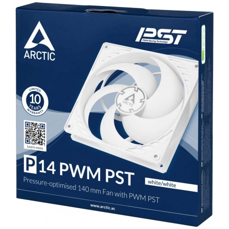 Вентилятор для корпуса Arctic P12 PWM PST White (ACFAN00170A) - фото 4