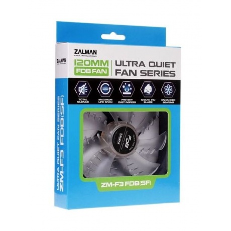 Кулер для корпуса Zalman ZM-F3 FDB (SF) - фото 5