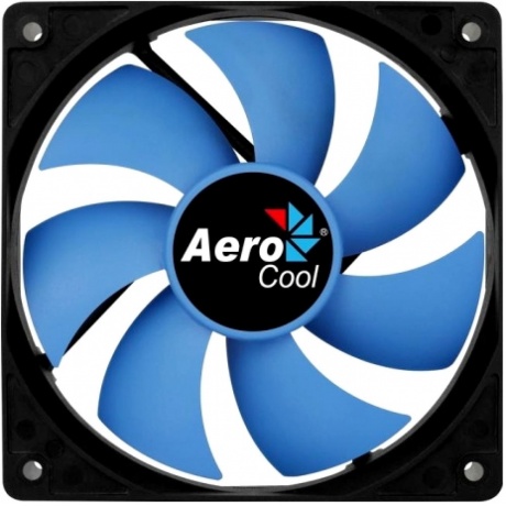 Вентилятор для корпуса Aerocool Force 12 120mm, 3pin+4pin, Blue blade - фото 1