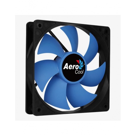 Вентилятор для корпуса Aerocool Force 12 120mm, 3pin+4pin, Blue blade - фото 2