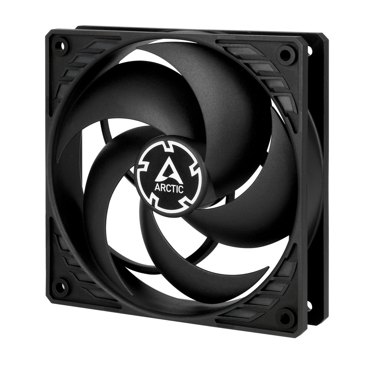 Вентилятор для корпуса Arctic P12 PWM(black/black (ACFAN00119A) вентилятор для корпуса fractal design aspect 12 rgb pwm black frame fd f as1 1205