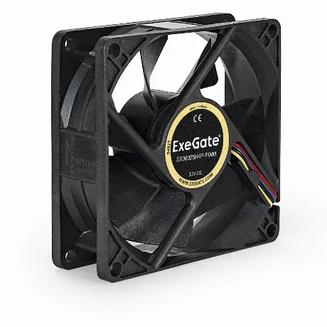 Вентилятор для корпуса ExeGate E08025H4P-PWM 80x80x25 мм (EX2833...