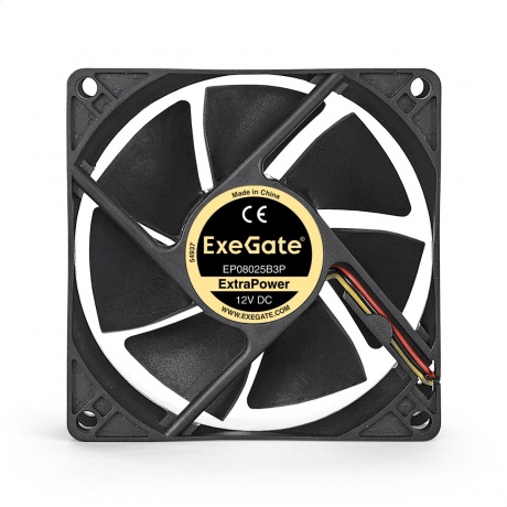 Вентилятор для корпуса ExeGate ExtraPower EP08025B3P 80x80x25 мм (EX288925RUS) - фото 2