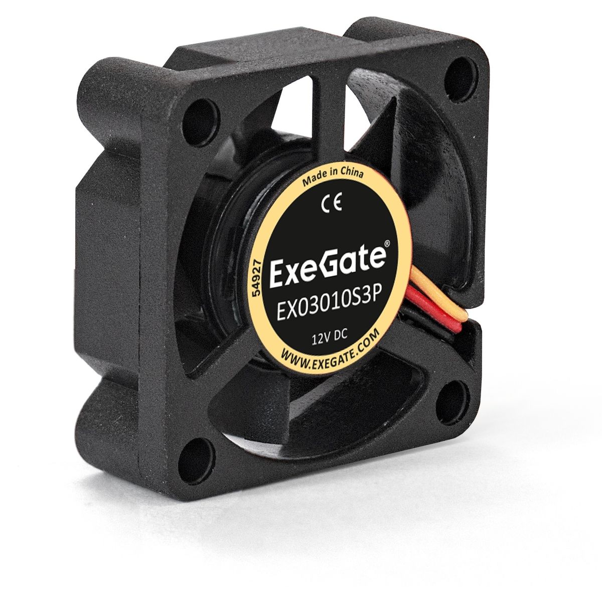 Вентилятор для корпуса ExeGate Mirage-S 30x30x10 8000RPM (EX281210RUS) вентилятор для корпуса exegate mirage 40x20s черный