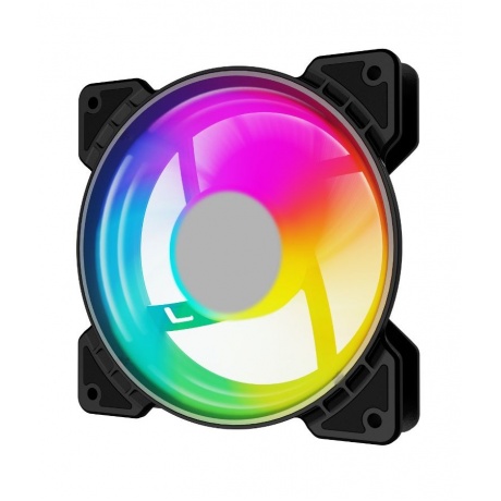 Вентилятор для корпуса Powercase M6-12-LED 5 color LED 120mm Molex OEM - фото 3